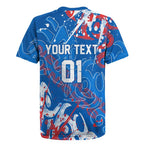 Personalized Newcastle Knights Rugby Rugby Jersey Urban Street Graffiti Style - Distressed Splatter Elements