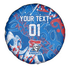 Personalized Newcastle Knights Rugby Spare Tire Cover Urban Street Graffiti Style - Distressed Splatter Elements