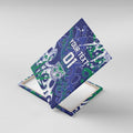 Personalized New Zealand Warriors Rugby Canvas Wall Art Urban Street Graffiti Style - Distressed Splatter Elements