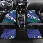 Personalized New Zealand Warriors Rugby Car Mats Urban Street Graffiti Style - Distressed Splatter Elements
