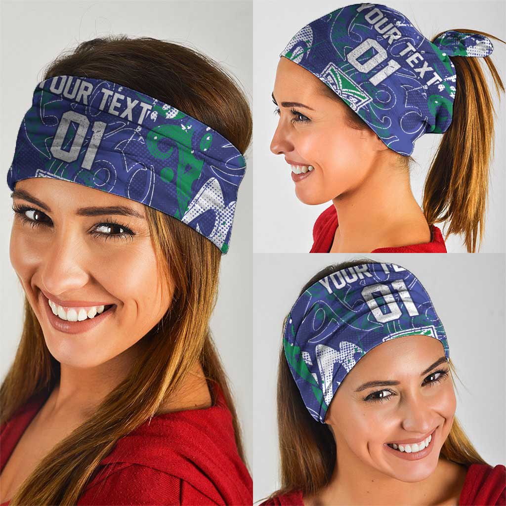 Personalized New Zealand Warriors Rugby Neck Gaiter Urban Street Graffiti Style - Distressed Splatter Elements