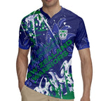 Personalized New Zealand Warriors Rugby Rugby Jersey Urban Street Graffiti Style - Distressed Splatter Elements