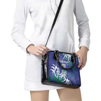 Personalized New Zealand Warriors Rugby Shoulder Handbag Urban Street Graffiti Style - Distressed Splatter Elements