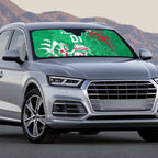 Personalized South Sydney Rabbitohs Rugby Auto Sun Shade Urban Street Graffiti Style - Distressed Splatter Elements