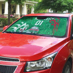 Personalized South Sydney Rabbitohs Rugby Auto Sun Shade Urban Street Graffiti Style - Distressed Splatter Elements