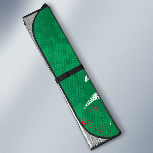 Personalized South Sydney Rabbitohs Rugby Auto Sun Shade Urban Street Graffiti Style - Distressed Splatter Elements