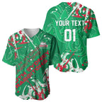 Personalized South Sydney Rabbitohs Rugby Baseball Jersey Urban Street Graffiti Style - Distressed Splatter Elements