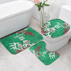 Personalized South Sydney Rabbitohs Rugby Bathroom Set Urban Street Graffiti Style - Distressed Splatter Elements