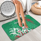 Personalized South Sydney Rabbitohs Rugby Bathroom Set Urban Street Graffiti Style - Distressed Splatter Elements