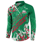 Personalized South Sydney Rabbitohs Rugby Button Sweatshirt Urban Street Graffiti Style - Distressed Splatter Elements