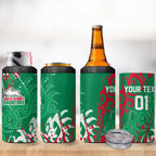 Personalized South Sydney Rabbitohs Rugby 4 in 1 Can Cooler Tumbler Urban Street Graffiti Style - Distressed Splatter Elements