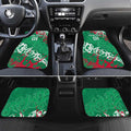 Personalized South Sydney Rabbitohs Rugby Car Mats Urban Street Graffiti Style - Distressed Splatter Elements