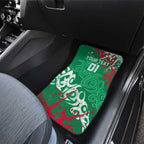 Personalized South Sydney Rabbitohs Rugby Car Mats Urban Street Graffiti Style - Distressed Splatter Elements