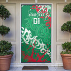 Personalized South Sydney Rabbitohs Rugby Door Cover Urban Street Graffiti Style - Distressed Splatter Elements