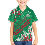 Personalized South Sydney Rabbitohs Rugby Hawaiian Shirt Urban Street Graffiti Style - Distressed Splatter Elements