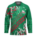 Personalized South Sydney Rabbitohs Rugby Hockey Jersey Urban Street Graffiti Style - Distressed Splatter Elements