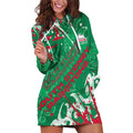 Personalized South Sydney Rabbitohs Rugby Hoodie Dress Urban Street Graffiti Style - Distressed Splatter Elements