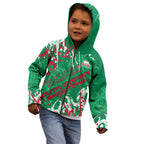 Personalized South Sydney Rabbitohs Rugby Kid Hoodie Urban Street Graffiti Style - Distressed Splatter Elements