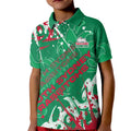 Personalized South Sydney Rabbitohs Rugby Kid Polo Shirt Urban Street Graffiti Style - Distressed Splatter Elements