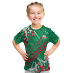 Personalized South Sydney Rabbitohs Rugby Kid T Shirt Urban Street Graffiti Style - Distressed Splatter Elements