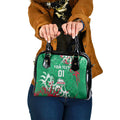 Personalized South Sydney Rabbitohs Rugby Shoulder Handbag Urban Street Graffiti Style - Distressed Splatter Elements