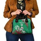 Personalized South Sydney Rabbitohs Rugby Shoulder Handbag Urban Street Graffiti Style - Distressed Splatter Elements