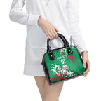 Personalized South Sydney Rabbitohs Rugby Shoulder Handbag Urban Street Graffiti Style - Distressed Splatter Elements