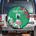 Personalized South Sydney Rabbitohs Rugby Spare Tire Cover Urban Street Graffiti Style - Distressed Splatter Elements