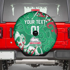Personalized South Sydney Rabbitohs Rugby Spare Tire Cover Urban Street Graffiti Style - Distressed Splatter Elements