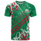 Personalized South Sydney Rabbitohs Rugby T Shirt Urban Street Graffiti Style - Distressed Splatter Elements