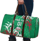 Personalized South Sydney Rabbitohs Rugby Travel Bag Urban Street Graffiti Style - Distressed Splatter Elements