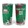 Personalized South Sydney Rabbitohs Rugby Tumbler Cup Urban Street Graffiti Style - Distressed Splatter Elements