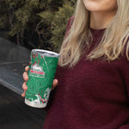Personalized South Sydney Rabbitohs Rugby Tumbler Cup Urban Street Graffiti Style - Distressed Splatter Elements