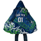 Personalized Canberra Raiders Rugby Cloak Urban Street Graffiti Style - Distressed Splatter Elements