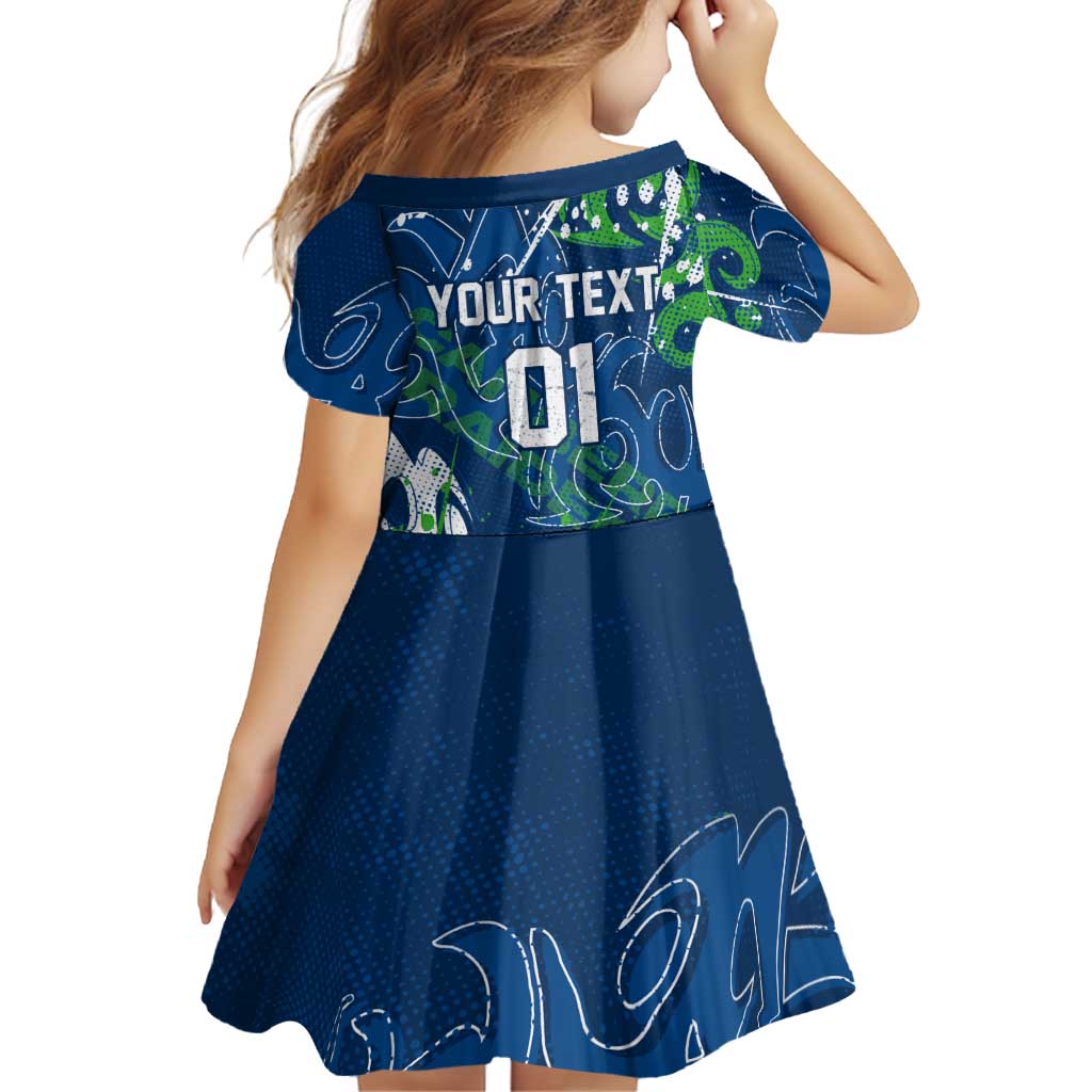 Personalized Canberra Raiders Rugby Family Matching Tank Maxi Dress and Hawaiian Shirt Urban Street Graffiti Style - Distressed Splatter Elements