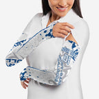 Personalized Canterbury-Bankstown Bulldogs Rugby Arm Sleeves Urban Street Graffiti Style - Distressed Splatter Elements