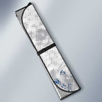Personalized Canterbury-Bankstown Bulldogs Rugby Auto Sun Shade Urban Street Graffiti Style - Distressed Splatter Elements
