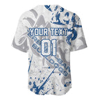 Personalized Canterbury-Bankstown Bulldogs Rugby Baseball Jersey Urban Street Graffiti Style - Distressed Splatter Elements
