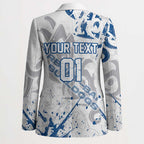 Personalized Canterbury-Bankstown Bulldogs Rugby Blazer Urban Street Graffiti Style - Distressed Splatter Elements