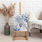 Personalized Canterbury-Bankstown Bulldogs Rugby Canvas Wall Art Urban Street Graffiti Style - Distressed Splatter Elements