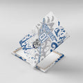 Personalized Canterbury-Bankstown Bulldogs Rugby Canvas Wall Art Urban Street Graffiti Style - Distressed Splatter Elements