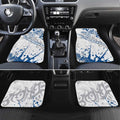 Personalized Canterbury-Bankstown Bulldogs Rugby Car Mats Urban Street Graffiti Style - Distressed Splatter Elements