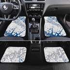 Personalized Canterbury-Bankstown Bulldogs Rugby Car Mats Urban Street Graffiti Style - Distressed Splatter Elements