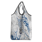 Personalized Canterbury-Bankstown Bulldogs Rugby Grocery Bag Urban Street Graffiti Style - Distressed Splatter Elements