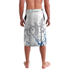 Personalized Canterbury-Bankstown Bulldogs Rugby Lavalava Urban Street Graffiti Style - Distressed Splatter Elements