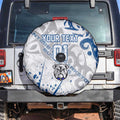 Personalized Canterbury-Bankstown Bulldogs Rugby Spare Tire Cover Urban Street Graffiti Style - Distressed Splatter Elements