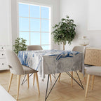 Personalized Canterbury-Bankstown Bulldogs Rugby Tablecloth Urban Street Graffiti Style - Distressed Splatter Elements