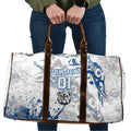 Personalized Canterbury-Bankstown Bulldogs Rugby Travel Bag Urban Street Graffiti Style - Distressed Splatter Elements