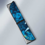 Personalized Gold Coast Titans Rugby Auto Sun Shade Urban Street Graffiti Style - Distressed Splatter Elements