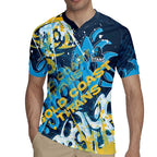 Personalized Gold Coast Titans Rugby Rugby Jersey Urban Street Graffiti Style - Distressed Splatter Elements